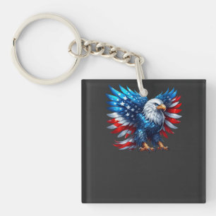 American Eagle Soaring T-Shirt Key Ring