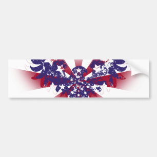American Eagle Stars & Stripes Bumper Sticker