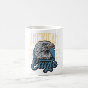 American Eagle Superior Quality Vintage Patriotic  Coffee Mug
