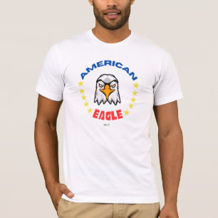 "American Eagle" T-Shirt - Bold Design with Strong