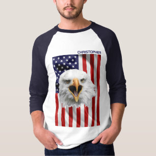 American Eagle, The USA Flag Patriotic T-Shirt