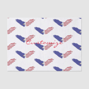 American Eagle Thunder_Cove Patriotic 4th of July Tissue Paper