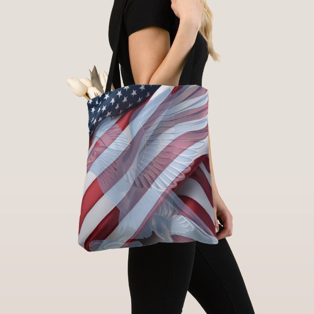 American Eagle  Tote Bag (Close Up)