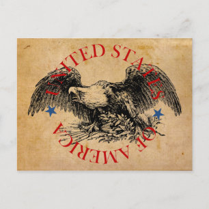 American Eagle: United States of America Postcard