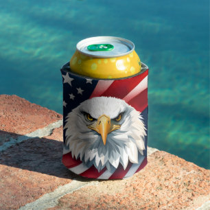 American Eagle, USA, 4th of July, Can Cooler