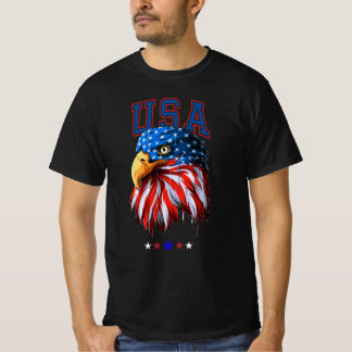 American Eagle  USA American 4th Of July patriotic T-Shirt