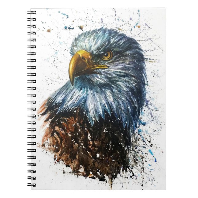 American Eagle Watercolor Notebook (Front)