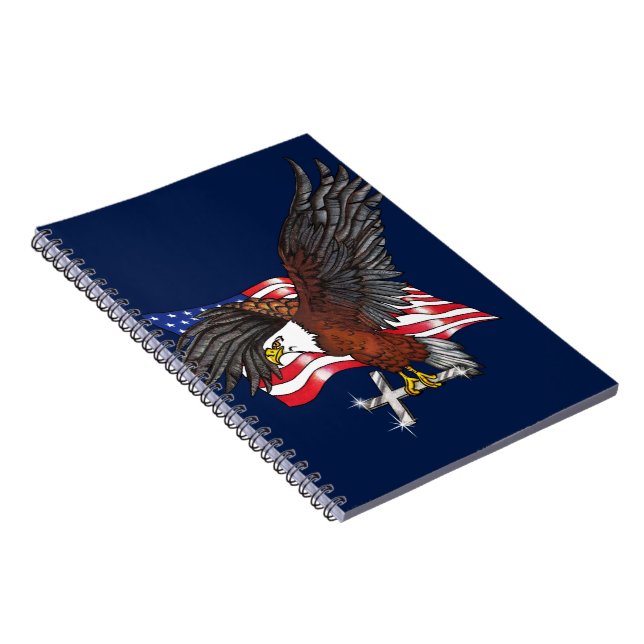 American Eagle with Cross Notebook (Right Side)