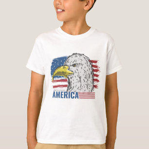 American Eagle with Flag T-Shirt