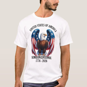American Eagle with Flag Wings 1776-2026 T-Shirt