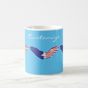 American Eagles Thunder_Cove Patriotic 4th of July Coffee Mug