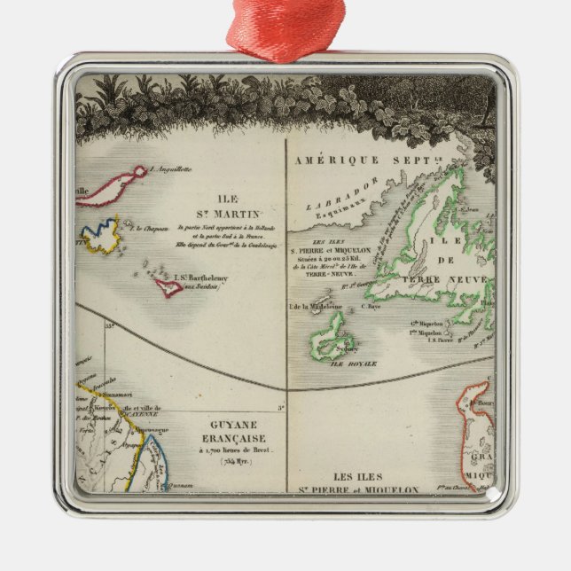 American empire metal tree decoration (Front)