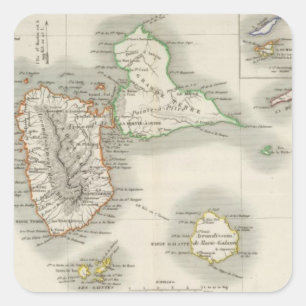 American empire square sticker