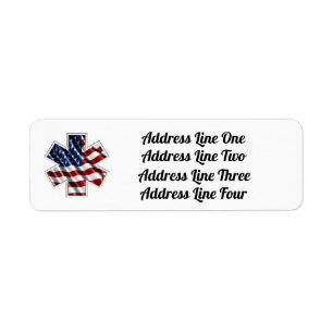American EMS return address Label