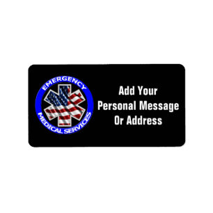 American EMS Return Address Labels