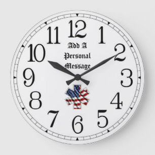 American EMS Star of Life Large Clock