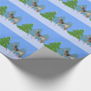American English Coonhound Decorating Christmas Tr Wrapping Paper