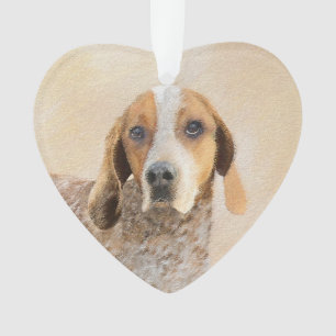 American English Coonhound Painting - Cute Origina Ornament