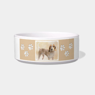 American English Coonhound Painting - Dog Art Bowl