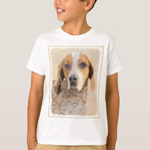 American English Coonhound Painting - Dog Art T-Shirt