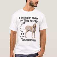 American English Coonhound Quote Mum Dad Print, Re