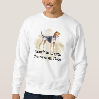 American English Coonhound with Tan Leaves Sweatshirt