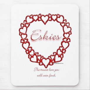 American Eskie True Love Mouse Pad