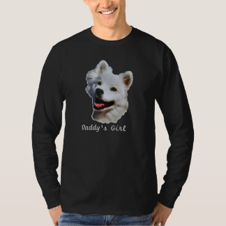 American Eskimo Black Long Sleeve T-Shirt
