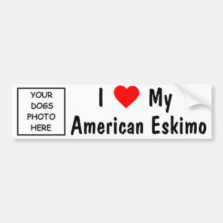 American Eskimo Bumper Sticker