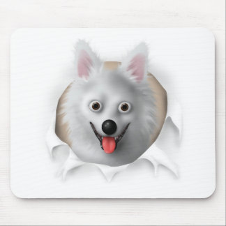 American Eskimo Busting Out Mouse Pad