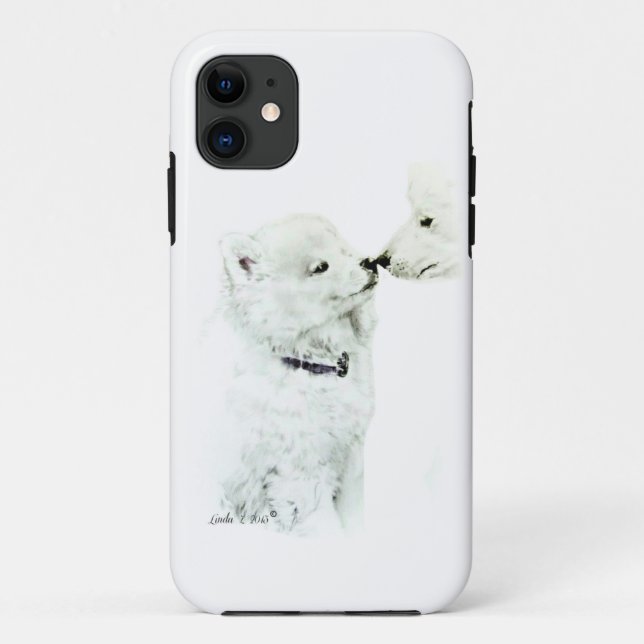 American Eskimo Case-Mate iPhone Case (Back)