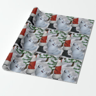 American Eskimo Christmas Gifts Wrapping Paper