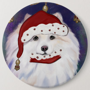 American Eskimo Dog 6 Cm Round Badge