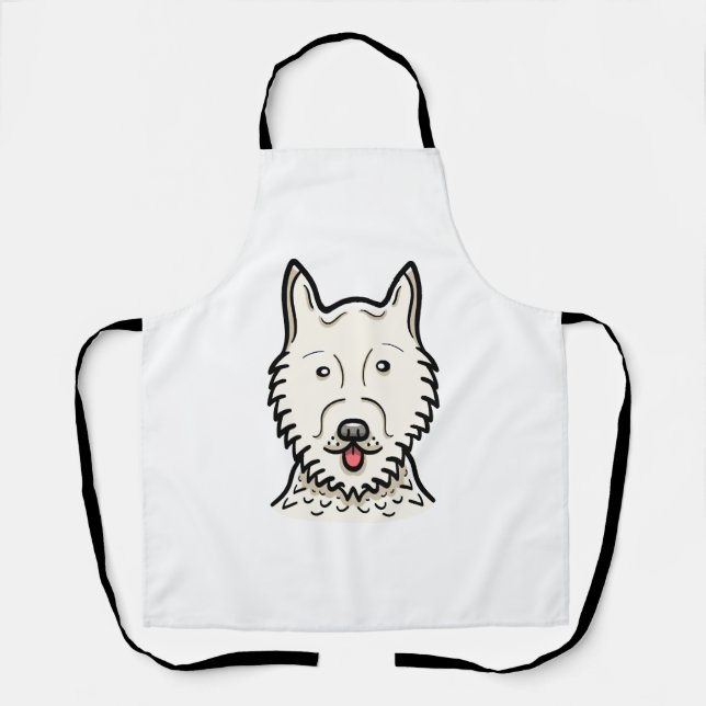 American Eskimo Dog Apron (Front)