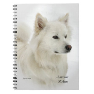 American Eskimo Dog Art Notebook