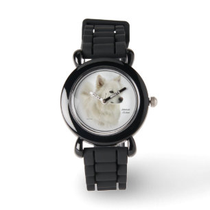 American Eskimo Dog Art Watch