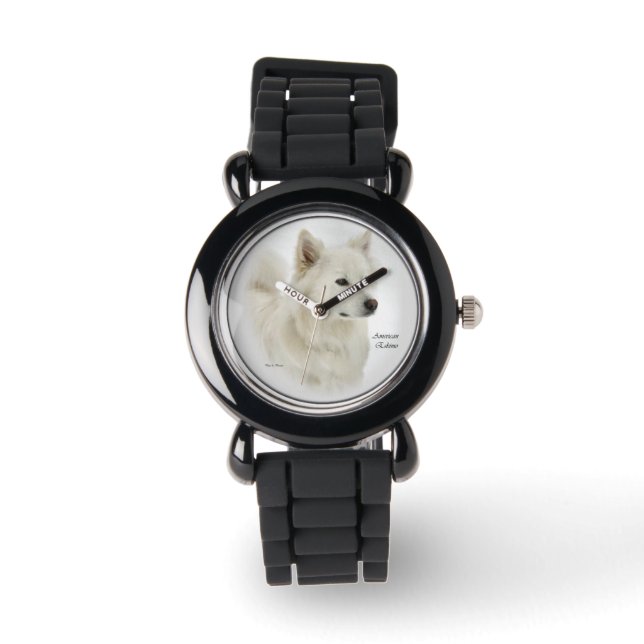 American Eskimo Dog Art Watch (Front)