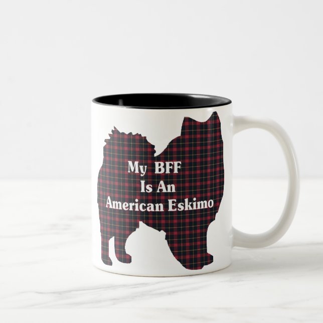 American Eskimo Dog BFF Mug (Right)
