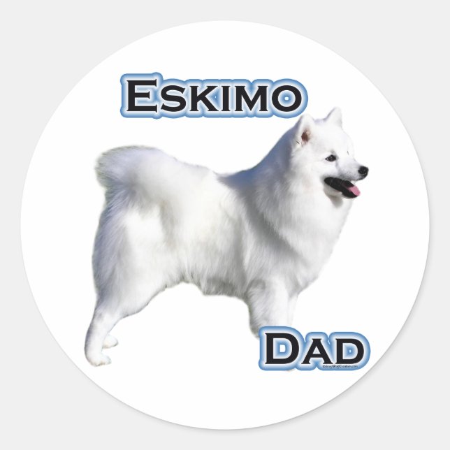 American Eskimo Dog Dad 4 - Sticker (Front)