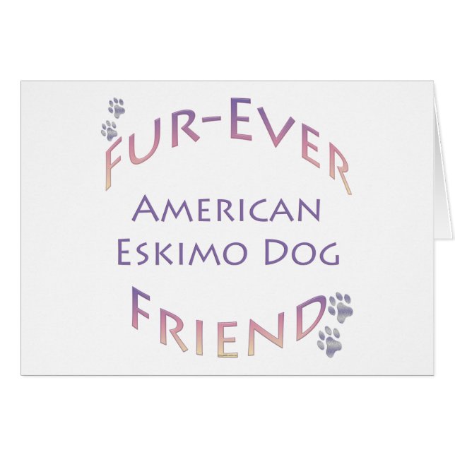 American Eskimo Dog Furever (Front Horizontal)