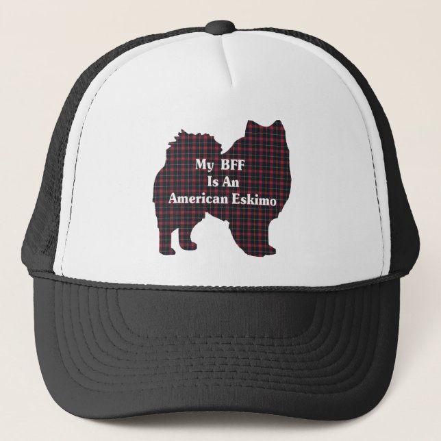American Eskimo Dog Gifts Trucker Hat (Front)
