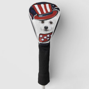 American Eskimo Dog  Golf Head Cover