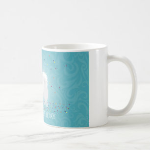 American Eskimo Dog Happy Birthday Design Coffee Mug