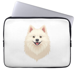 American Eskimo Dog Laptop Sleeve