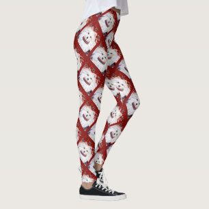 American Eskimo Dog  Leggings