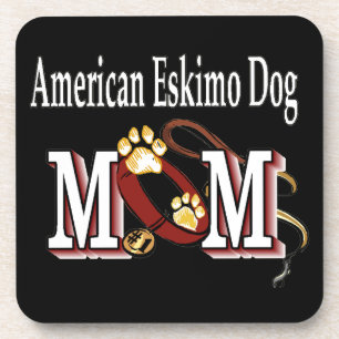 American Eskimo Dog MOM Coaster