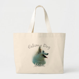 American Eskimo Dog Mum 2 Large Tote Bag