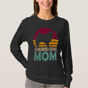 American Eskimo Dog Mum Vintage Happy Mother's Day T-Shirt