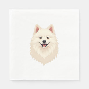 American Eskimo Dog Napkin