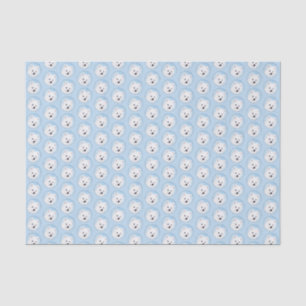 American Eskimo Dog Painting - Original Dog Art Tissue Paper